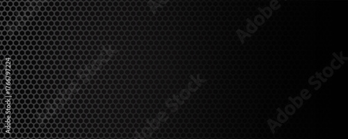 Black perforated metal plate. Metal grill. Black metal texture steel background. Perforated sheet metal.Abstract dark gray circle mesh pattern background texture.