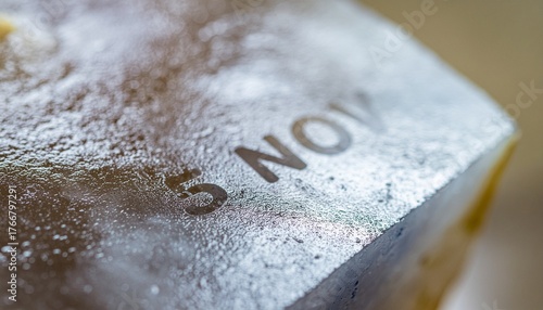 International Day iconic date 5 NOV stamped on a surface