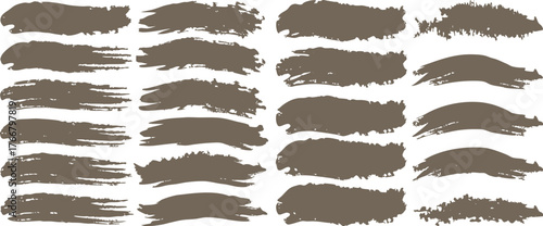 A seamless pattern collection of different vector animals, including black and white cats, forming an illustration set with a vintage grunge texture design element