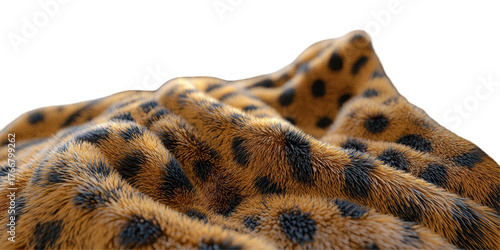 Wallpaper Mural Leopard Print Fur Texture Close-Up. Animal Pattern Design For Fashion And Interior Decor Isolated On Transparent Background Torontodigital.ca