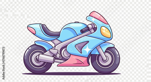 vector illustration of a motorcycle