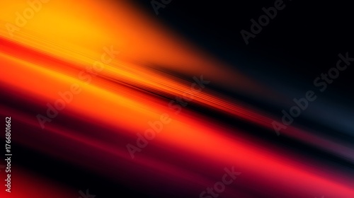 Vibrant Motion Blur Abstract Background Orange Red Gradient Streak Modern Dynamic