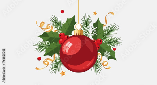 Cristmas decoration, illustration, symbol, shape, vector