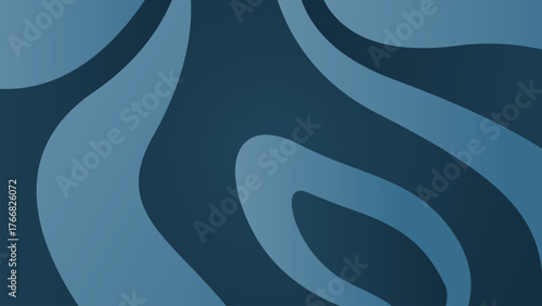 Abstract flowing background with smooth blue and navy wavy shapes, creating a calm, liquid-style pattern. Ideal for modern branding, cool-toned digital art, minimal designs, and contemporary graphic p