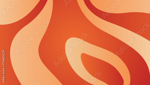 Soft orange abstract background with flowing, wavy shapes and smooth gradient transitions. Ideal for modern branding, warm themed designs, organic patterns, digital illustrations, & creative backdrops