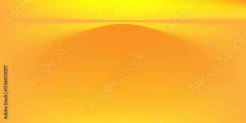 abstract golden yellow background with Gradient in empty space studio, Empty space studio yellow gradient used for background, yellow background studio with sparkles used for product shooting.
