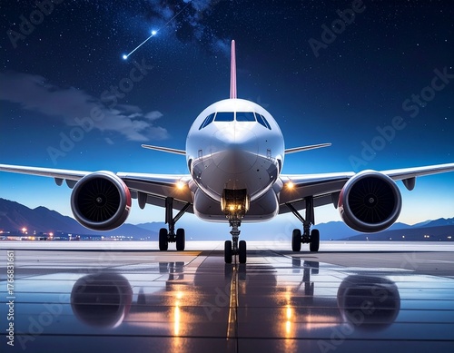 airplane at the airport