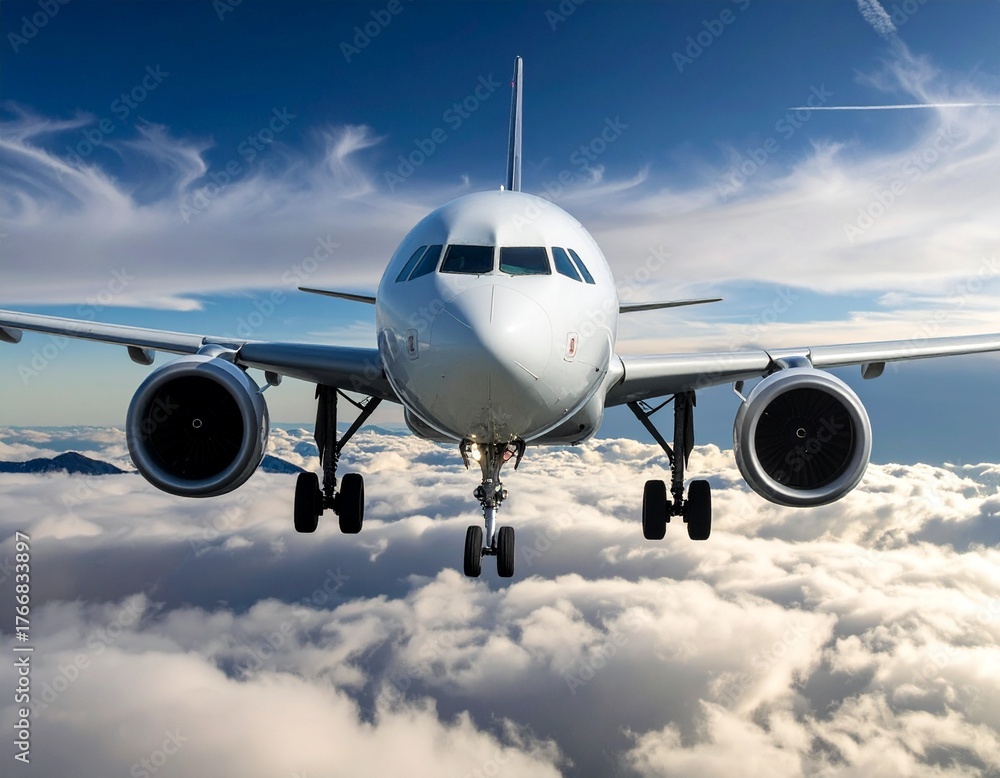 Obraz premium airplane in the sky