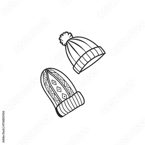 Professional Modern Line Art Vector Set For New Year Celebration Balloons Confetti Vector Illustration