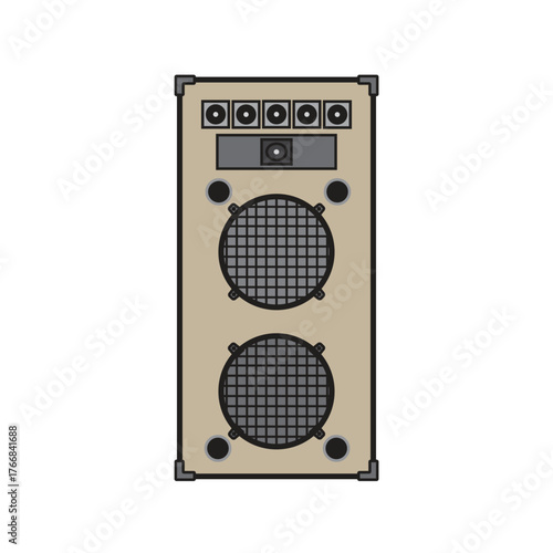 audio speaker of icon	
