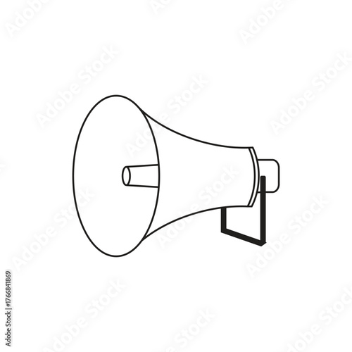 megaphone icon vector illustration	
