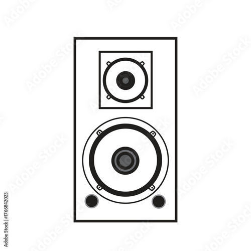 audio speaker of icon	
