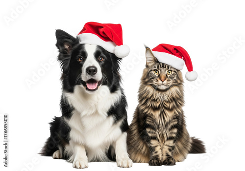 Dog and Cat Christmas