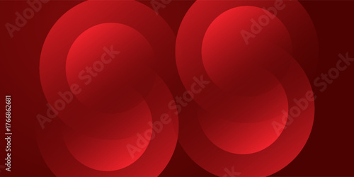 Red abstract background. Dynamic shapes composition. Eps10 vector ilustration