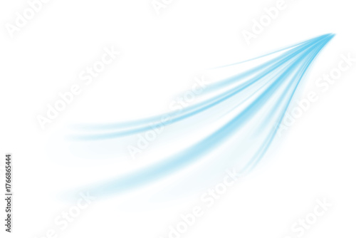cool airflow effect with light blue waves and dynamic motion, representing fresh wind, filtration, and purification. Perfect for air conditioners, ventilation, speed, and futuristic design concepts.