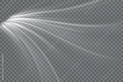 Cold winter wind texture. Holiday vector blizzard. Christmas effect of a cold blizzard. Vector PNG.
