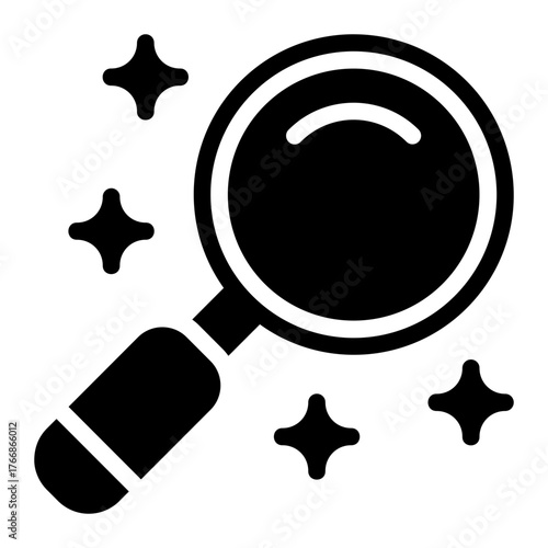 Product Search Icon Solid Style