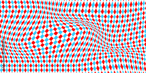 Classic Circus Diamond Ornament Abstract Background