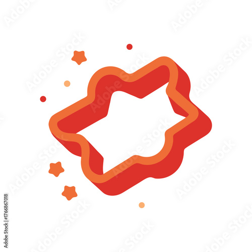 a vintage christmas cookie cutter
