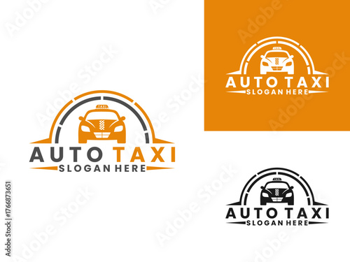 Auto taxi logo design vector template. Taxi logo design icon