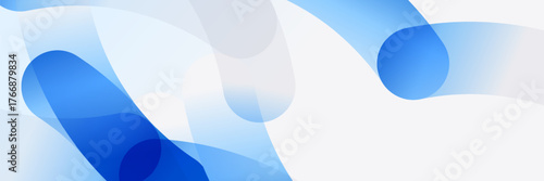 Abstract pattern blue shape gradient design background.

