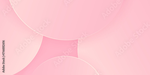 Pink circle texture background. Simple modern design for Valentine's and Mother's Day concepts. Vector illustration