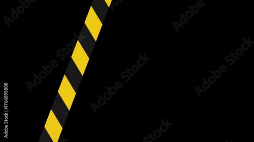 yellow and black caution tape