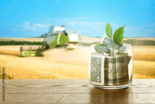 Papier peint Agricultural production profit