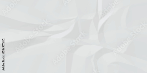 Abstract white paper crumpled panorama white paper texture background, crumpled pattern texture fabric scrapbook...