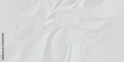 Abstract white paper crumpled panorama white paper texture background, crumpled pattern texture fabric scrapbook...