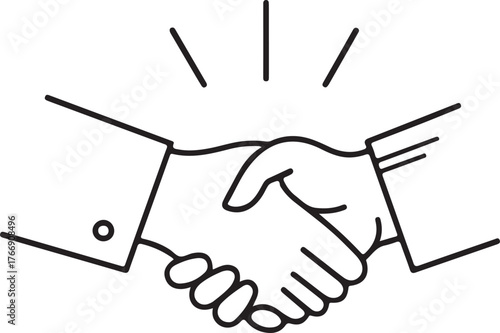 Handshake icon, business handshake icon, free handshake icon , handshake icon vector
