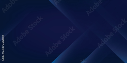 Blue abstract background in vector illustration with glow and lights, with parallel lines, bright geometric shape, design futuristic and elegant.