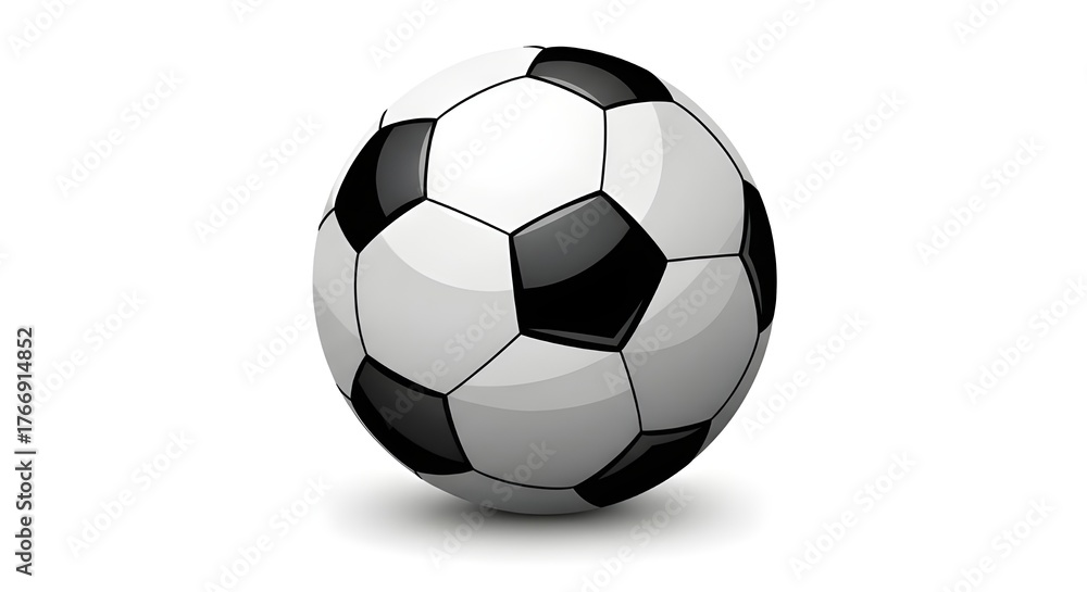 Obraz premium Icono de balón de fútbol, estilo negro simple