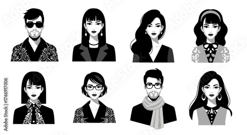 Diverse professional portraits showcase modern style and business acumen