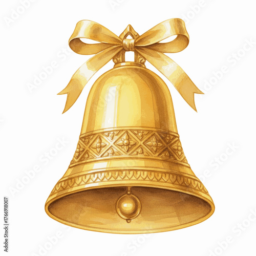 A Ring of Sunshine Golden Chime isolated watercolor vector illustration svg