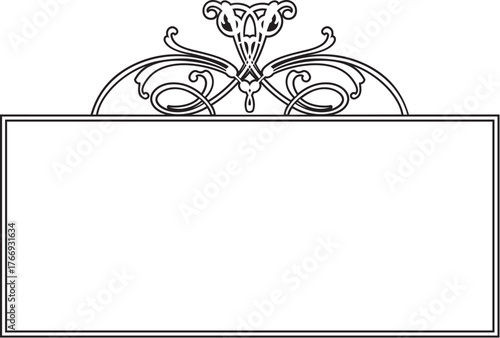 Abstract geometric shapes with bold color accents and text elements