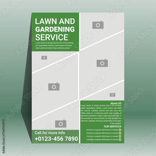 Lawn Mowing and Garden Service Template