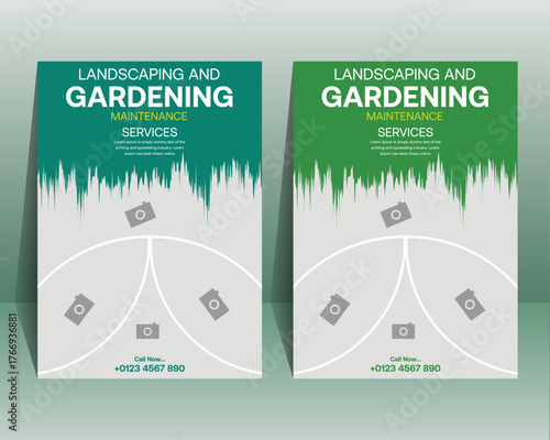 Lawn and Garden Maintenance Brochure Design
