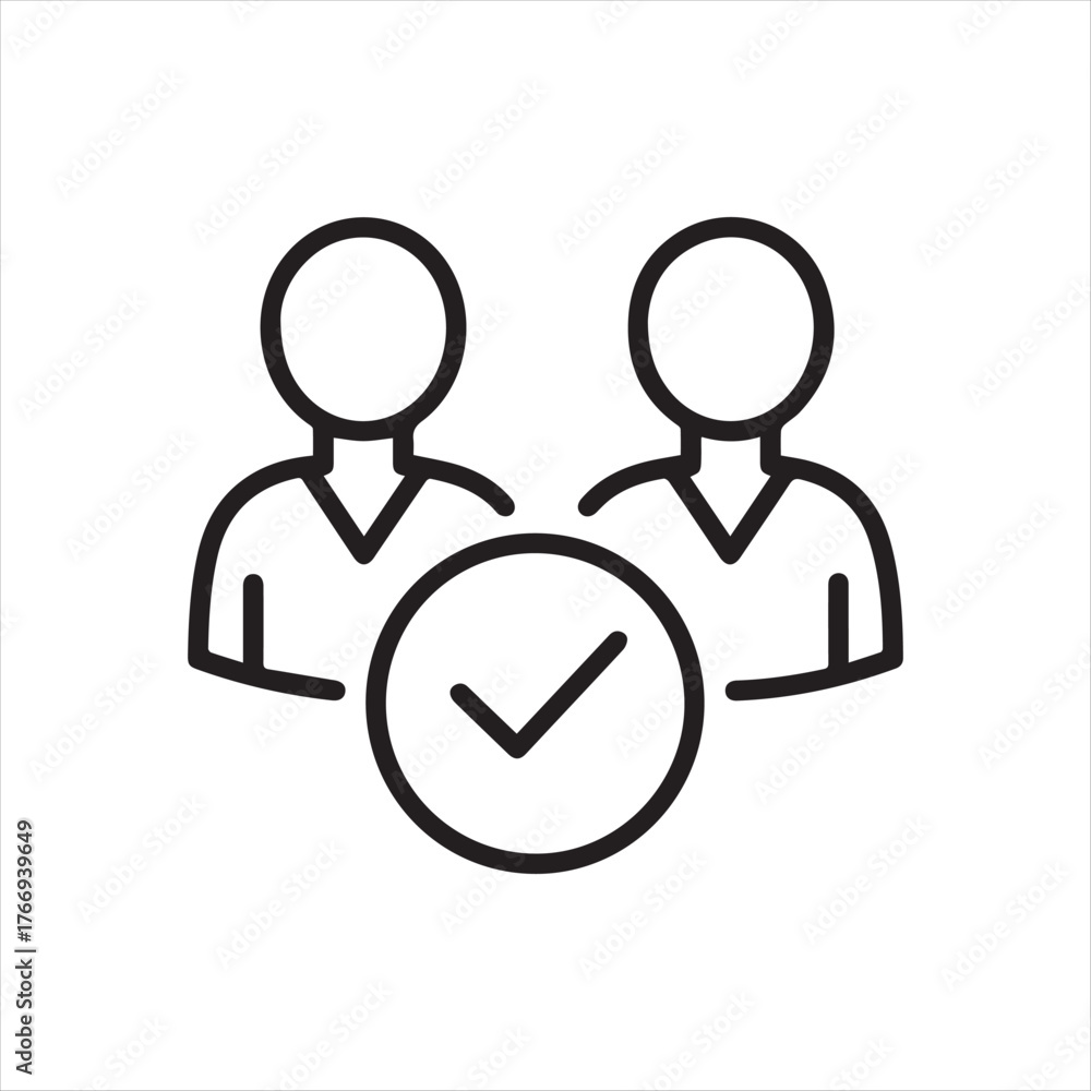 Obraz premium Business collaboration partnership teamwork icon set