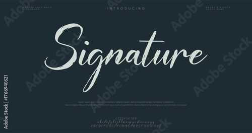 Luxury alphabet letters font. Typography Elegant classic serif fonts and number decorative logo wedding vintage retro concept. vector illustration
