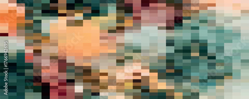 Led digital display. Lcd screen texture. TV pixel background. Violet television videowall. Monitor with dots. Electronic purple diode effect. Projector grid template. Vector illustration.