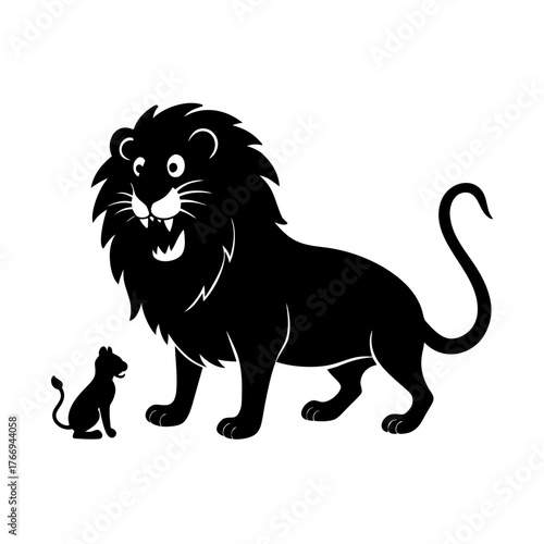 lion afraid of tiny mouse ironic meme