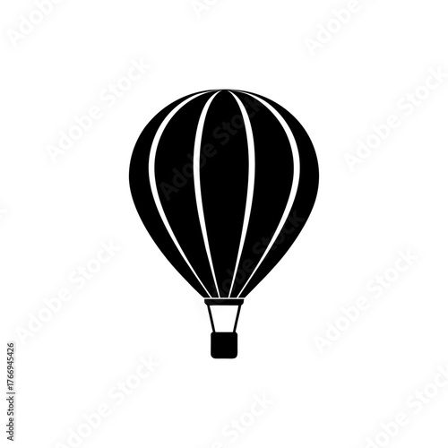 hot air balloon isolated