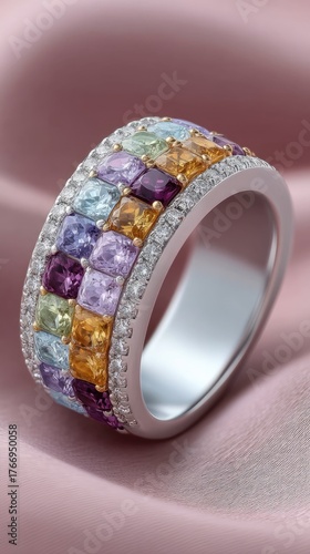 wedding rings on a box
