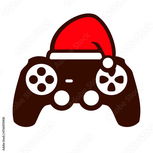 Gaming Controller Santa Hat Christmas Gamer Holiday Gift Console Festive Play
