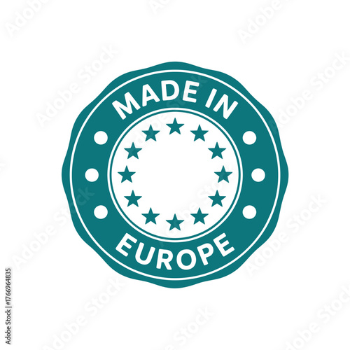 European union made in europe seal of quality and origin