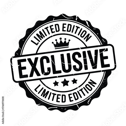 Exclusive limited edition stamp seal with crown and stars