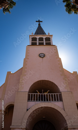 Pella Mission Station is known for its church, built by Father Simon and Brother Leo Wolf between 1885 and 1895