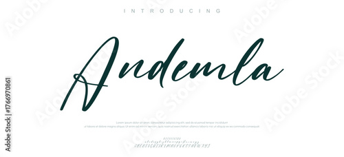 creative modern stylish calligraphy letter logo design