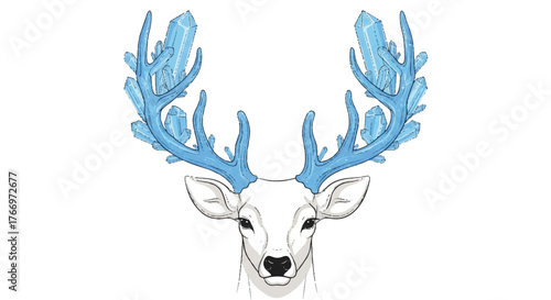 A detailed illustration of a panda wearing a traditional Japanese samurai helmet, smiling.